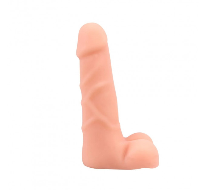 Фаллоимитатор реалистичный с хребтом Chisa Real Touch XXX и мошонкой, бежевый