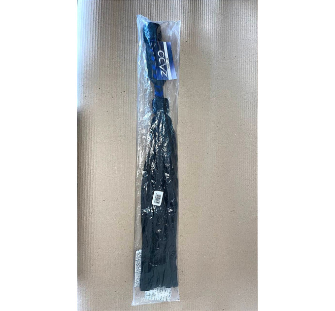 Флогер кожаный ZADO TOOLS Leather Flogger с плетенной ручкой, черно-синий