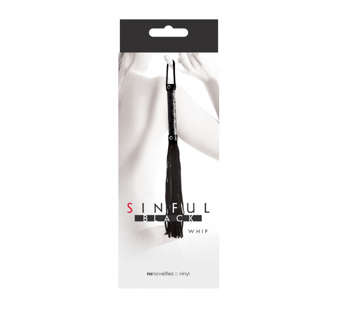 Флогер NS Novelties SINFUL BLACK WHIP