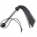 Кнут черный, прозрачная ручка FLOGGER, 28 см