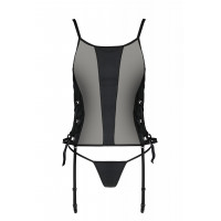 Корсет MALWIA CORSET black S/M - Passion