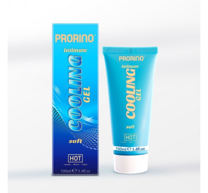Лубрикант HOT PRORINO Cooling Gel с эффектом охлаждения, 100 мл