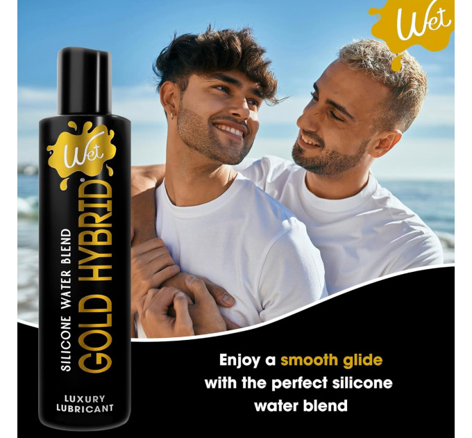 Лубрикант водно-силиконовый Wet Gold Hybrid, 89 мл