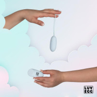 Виброяйцо с пультом LUV EGG голубое