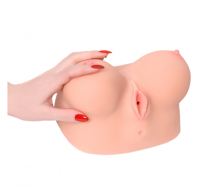 Мастурбатор в форме груди Kokos Juliana Breast с вибрацией
