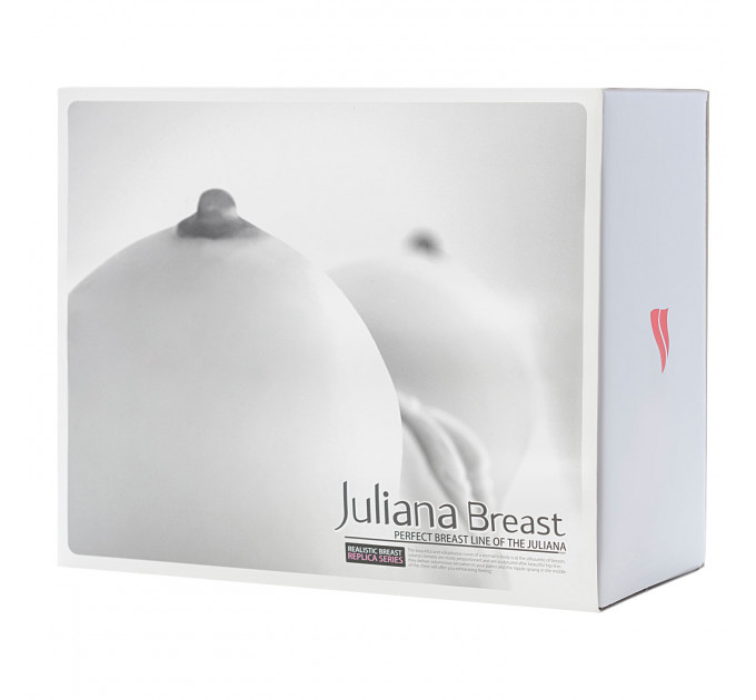 Мастурбатор в форме груди Kokos Juliana Breast с вибрацией