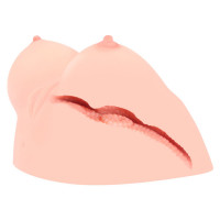 Мастурбатор в форме груди Kokos Juliana Breast с вибрацией