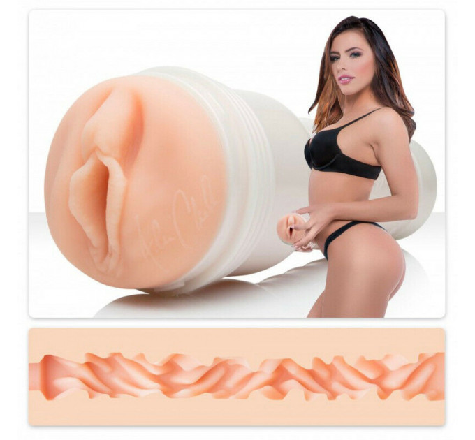 Мастурбатор Вагина в колбе, киберкожа Fleshlight Adriana Chechik Empress, телесный