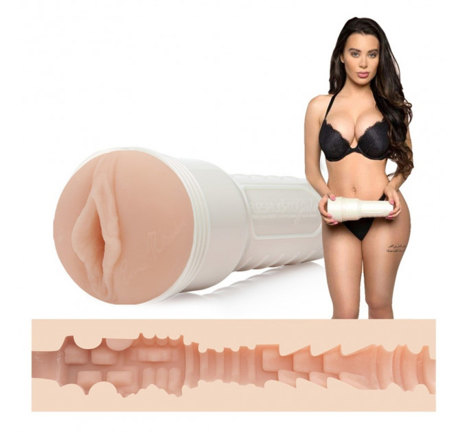 Мастурбатор вагина в колбе, из киберкожи, Fleshlight Girls LANA RHOADES DESTINY, телесный