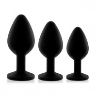 Набор анальных пробок Rianne S Booty Plug Black