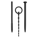 Набір чорних уретральних катетерів NMC Knot Knot із силікону