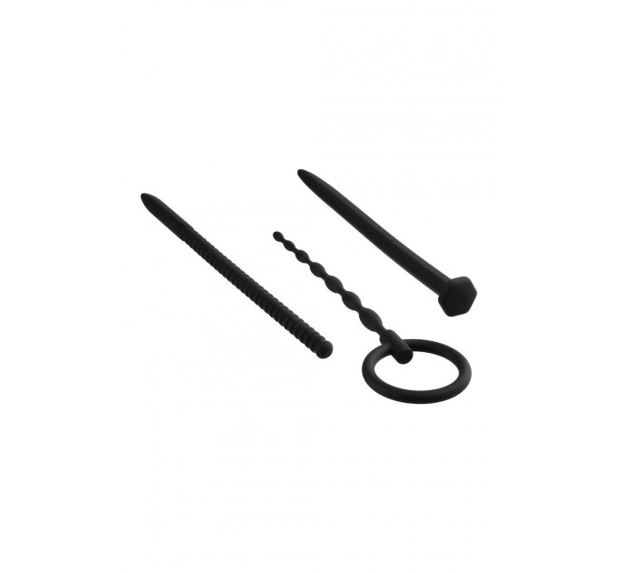 Набір чорних уретральних катетерів NMC Knot Knot із силікону