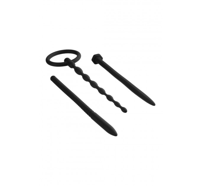 Набір чорних уретральних катетерів NMC Knot Knot із силікону