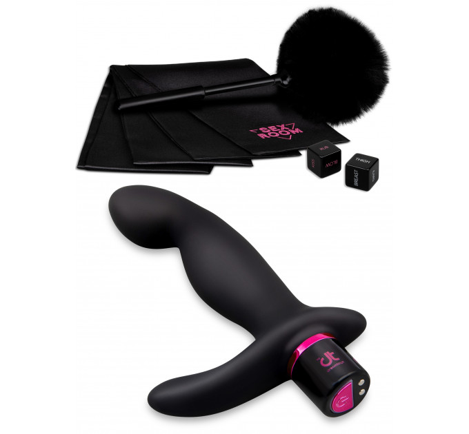 Набір для анальних ігор Dream Toys Sex Room, 6 предметів, чорний/рожевий