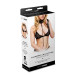 Набор ошейник и поводок Whipsmart Diamond Collection, черный