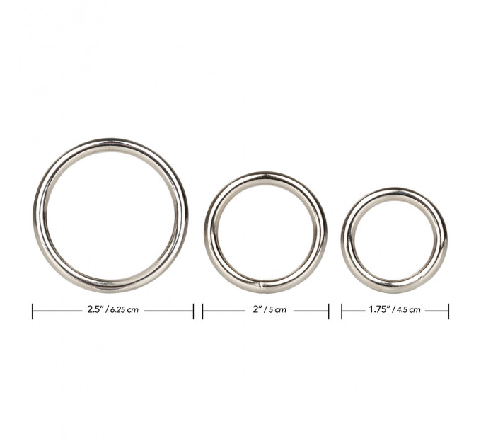 Набір ерекційних кілець Silver Ring - 3 Piece Set