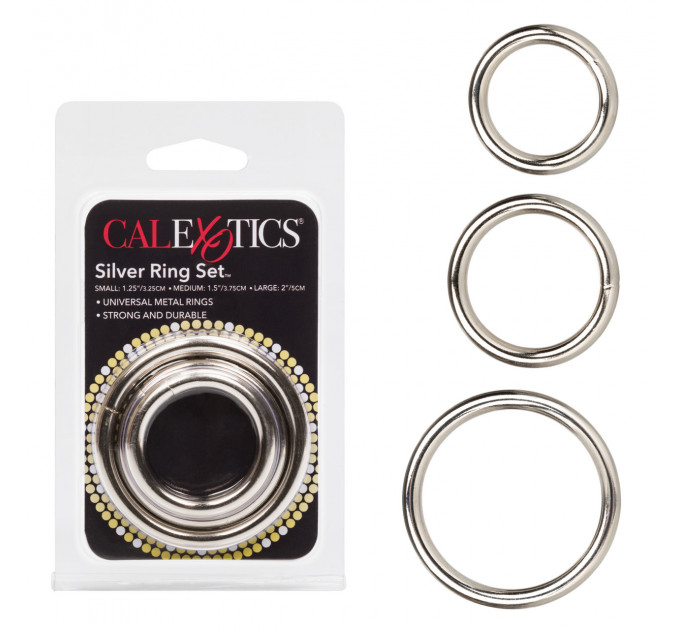 Набір ерекційних кілець Silver Ring - 3 Piece Set