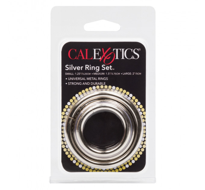 Набір ерекційних кілець Silver Ring - 3 Piece Set