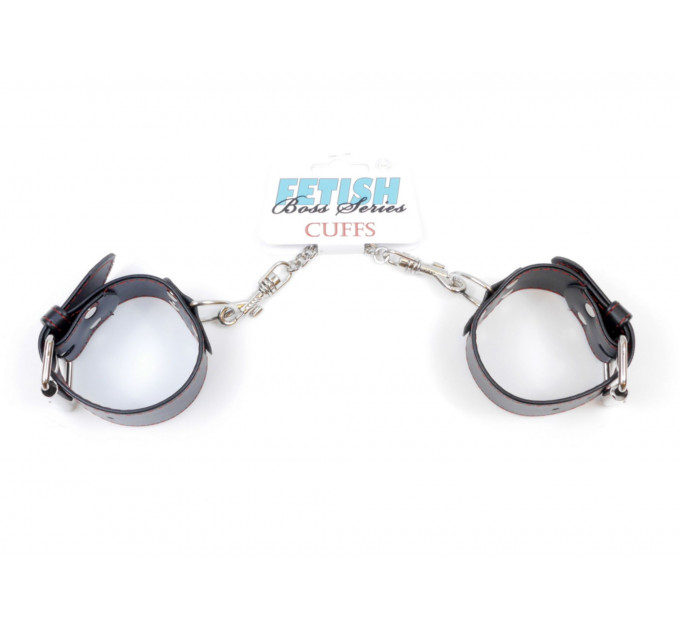 Наручники Fetish Boss Series Handcuffs 4 cm Red Lline