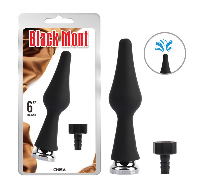 Насадка на анальный душ Chisa Black Mont, черная