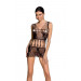 Платье сетка Passion BS090 black