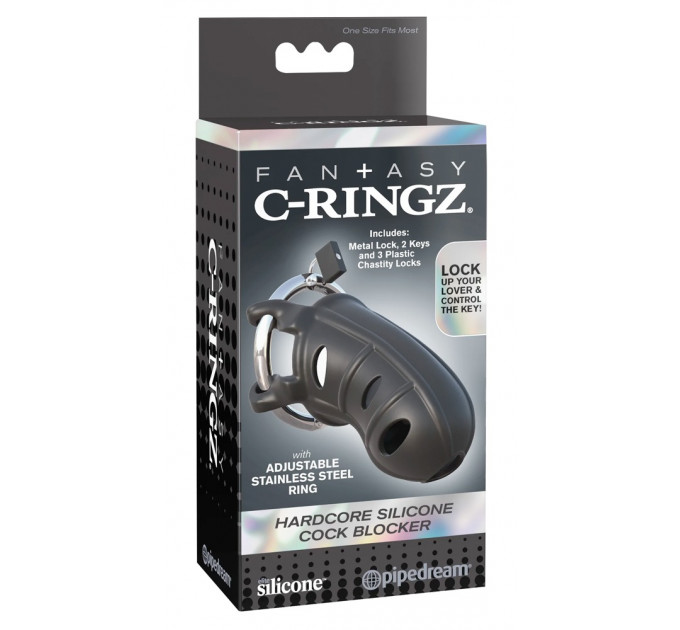 Пояс верности Pipedream Fantasy C-ringz Silicone Penis Blocker Chastity