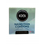 Презервативи ультратонкі EXS Nano Thin латексні (ціна за упаковку, 3 шт.)