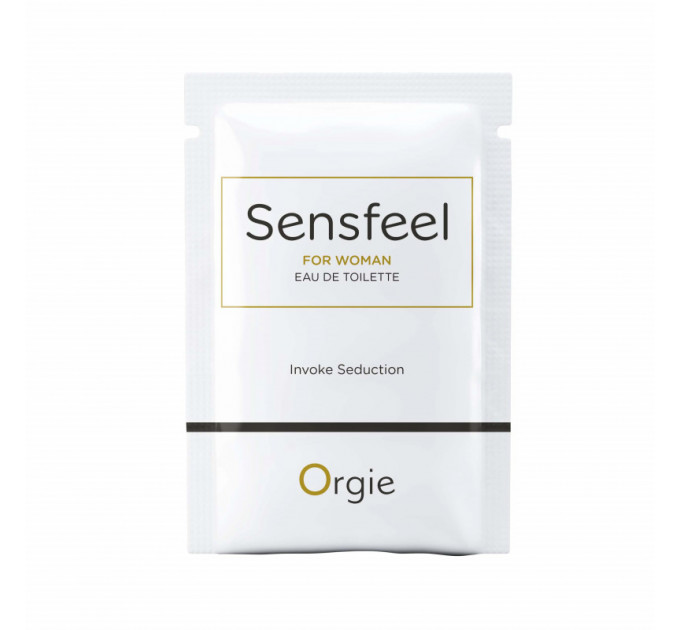 ПРОБНИК жіноча туалетна вода Orgie SENSFEEL афродизіак, 1 мл