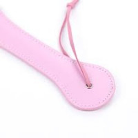 Шльопавка овальна з написом Bitch PADDLE, рожева, 31,5 см