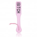 Шлепалка овальная с надписью Bitch PADDLE, розовая, 31,5 см