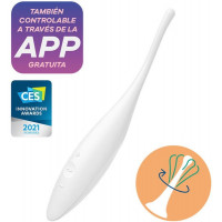Вибратор-смарт c целенаправленной стимуляцией Satisfyer Twirling Joy, белый