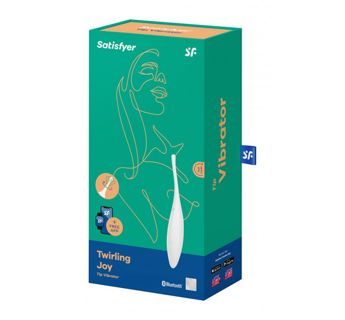 Вибратор-смарт c целенаправленной стимуляцией Satisfyer Twirling Joy, белый