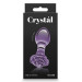 Стеклянная пробка NS Novelties CRYSTAL ROSE PURPLE