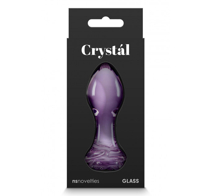 Стеклянная пробка NS Novelties CRYSTAL ROSE PURPLE