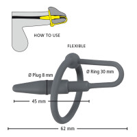 Стимулятор для уретри You2Toys P.Plug із кільцем