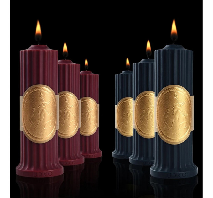 Свеча низкотемпературная красная Low temperature wax candle 150г