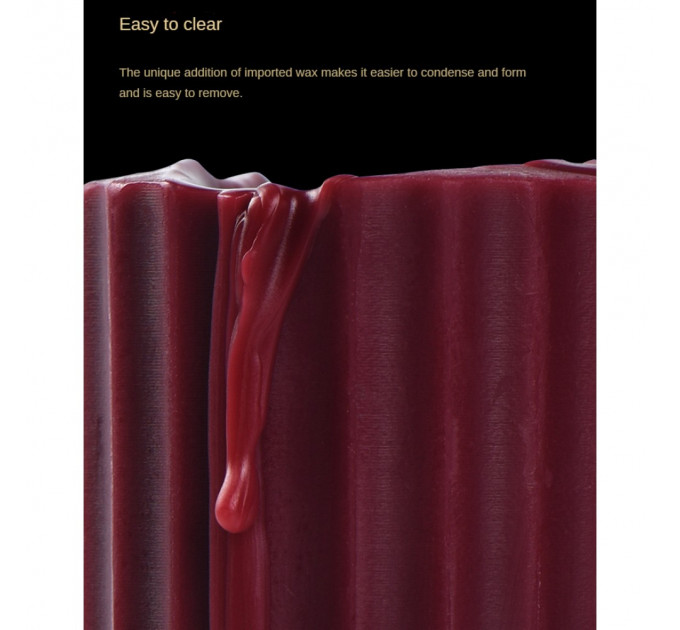 Свеча низкотемпературная красная Low temperature wax candle 150г