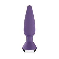 Анальна пробка з двома моторами Satisfyer Plug-ilicious 1 та керуванням з телефону, фіолетова