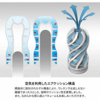 Мастурбатор Tenga Air Cushion Cup (24 повітряні камери всередині) NEW