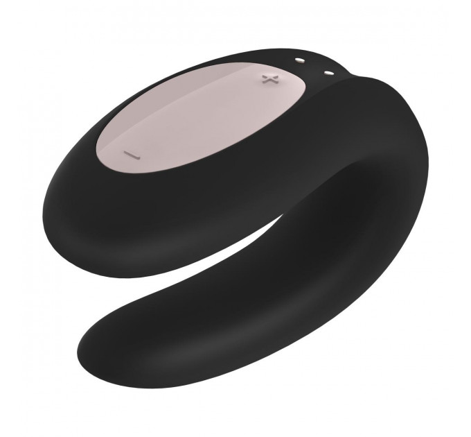Вибромассажер для пар Satisfyer Double Joy, черный