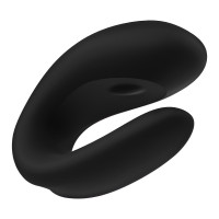 Вібромасажер для пар Satisfyer Double Joy, чорний