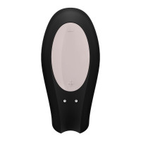 Вібромасажер для пар Satisfyer Double Joy, чорний