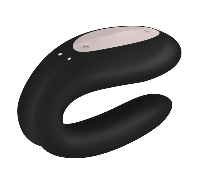 Вибромассажер для пар Satisfyer Double Joy, черный