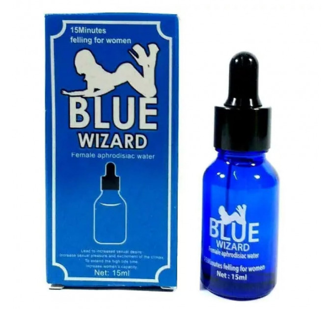 Возбуждающие капли для женщин Blue Wizard, 15 мл