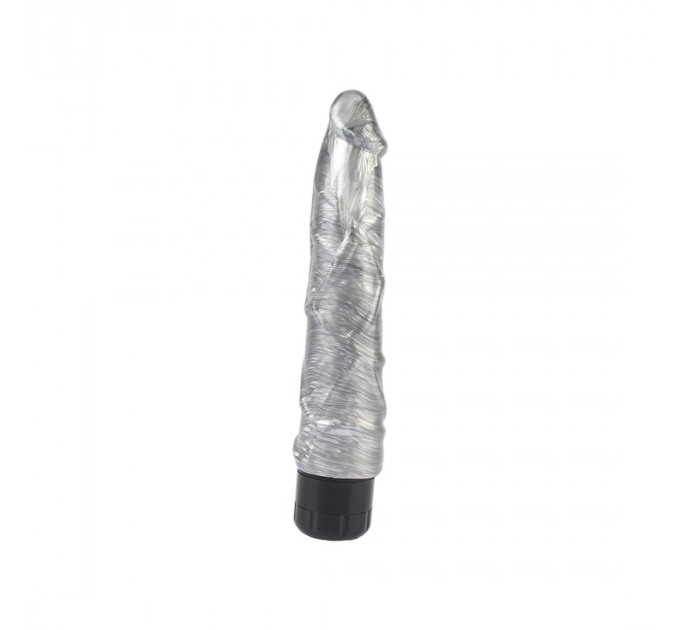 Вибратор классический с ярко выраженной головкой Chisa Dark Muscle Pleasure Ranger, серебристый