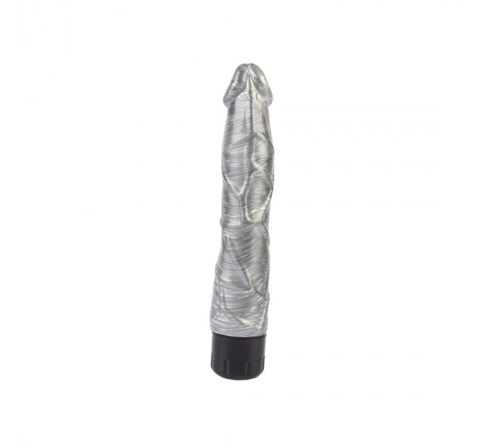 Вибратор классический с ярко выраженной головкой Chisa Dark Muscle Pleasure Ranger, серебристый