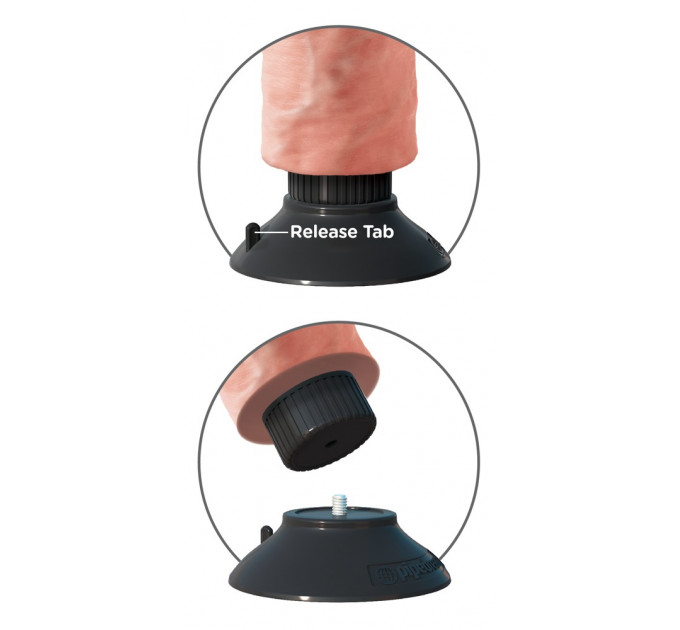 Вибратор на присоске Pipedream Cock 10 Inch 22,8 х6, 3 см