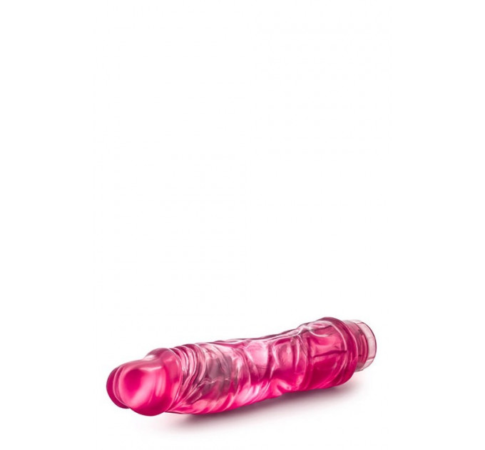 Вибратор реалистичный Blush B Yours Vibe 10 розовый, 22.5 х 4.9 см
