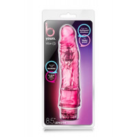 Вібратор реалістичний Blush B Yours Vibe 10 рожевий, 22.5 х 4.9 см