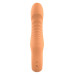 Вибратор ребристый Dream Toys Glam Flexible Ribbed Vibe, оранжевый